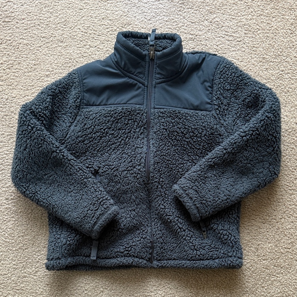 Cozy kids shale blue Sherpa Jacket 32 Degrees Size XS